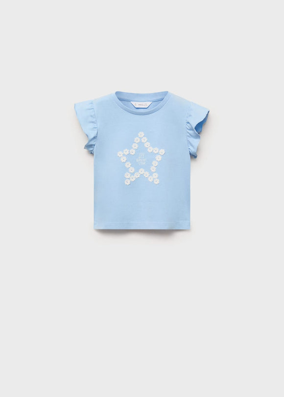 MANGO STAR 87045959-50 MANGO KIDS BABY GIRL T-SHIRT SHORT SLEEVE
