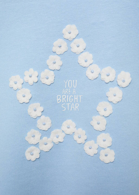 MANGO STAR 87045959-50 MANGO KIDS BABY GIRL T-SHIRT SHORT SLEEVE