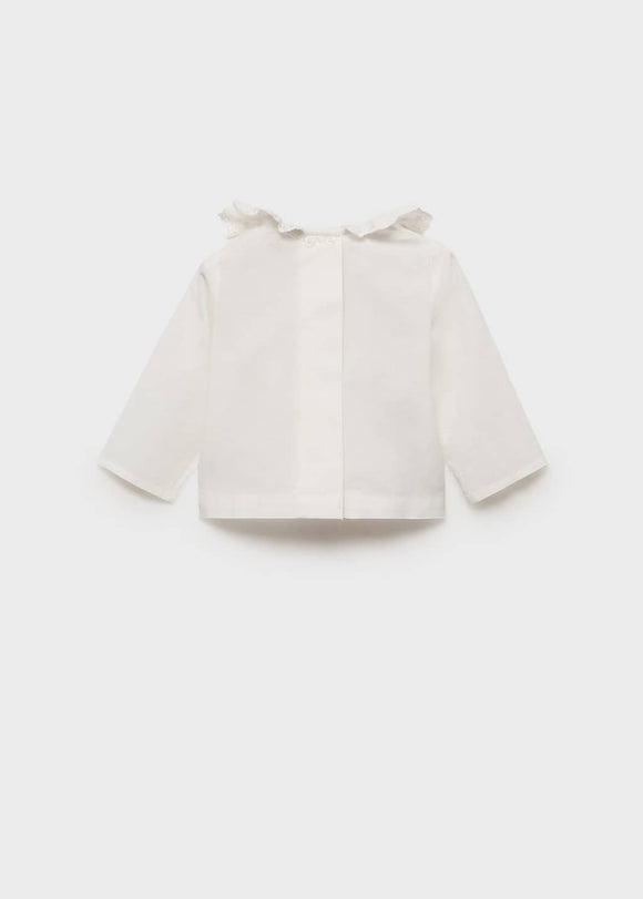 MANGO SEDA 87045966-02 MANGO KIDS NEW BORN BABY BLOUSE