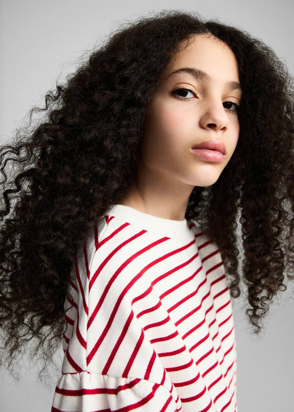 MANGO ROUGE 87046346-70 MANGO KIDS GIRL SWEATSHIRT