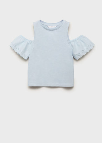 MANGO SHOULD 87046715-50 MANGO KIDS GIRL T-SHIRT SHORT SLEEVE