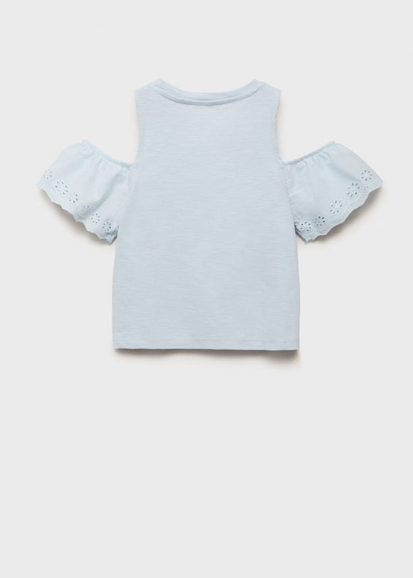 MANGO SHOULD 87046715-50 MANGO KIDS GIRL T-SHIRT SHORT SLEEVE