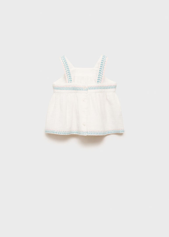 MANGO DELHIT 87047698-01 MANGO KIDS BABY GIRL BLOUSE