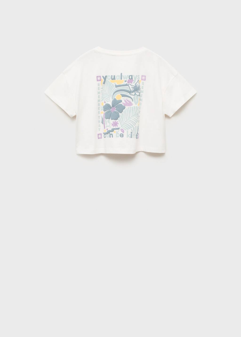 MANGO KIND 87047891-02 MANGO KIDS GIRL T-SHIRT SHORT SLEEVE