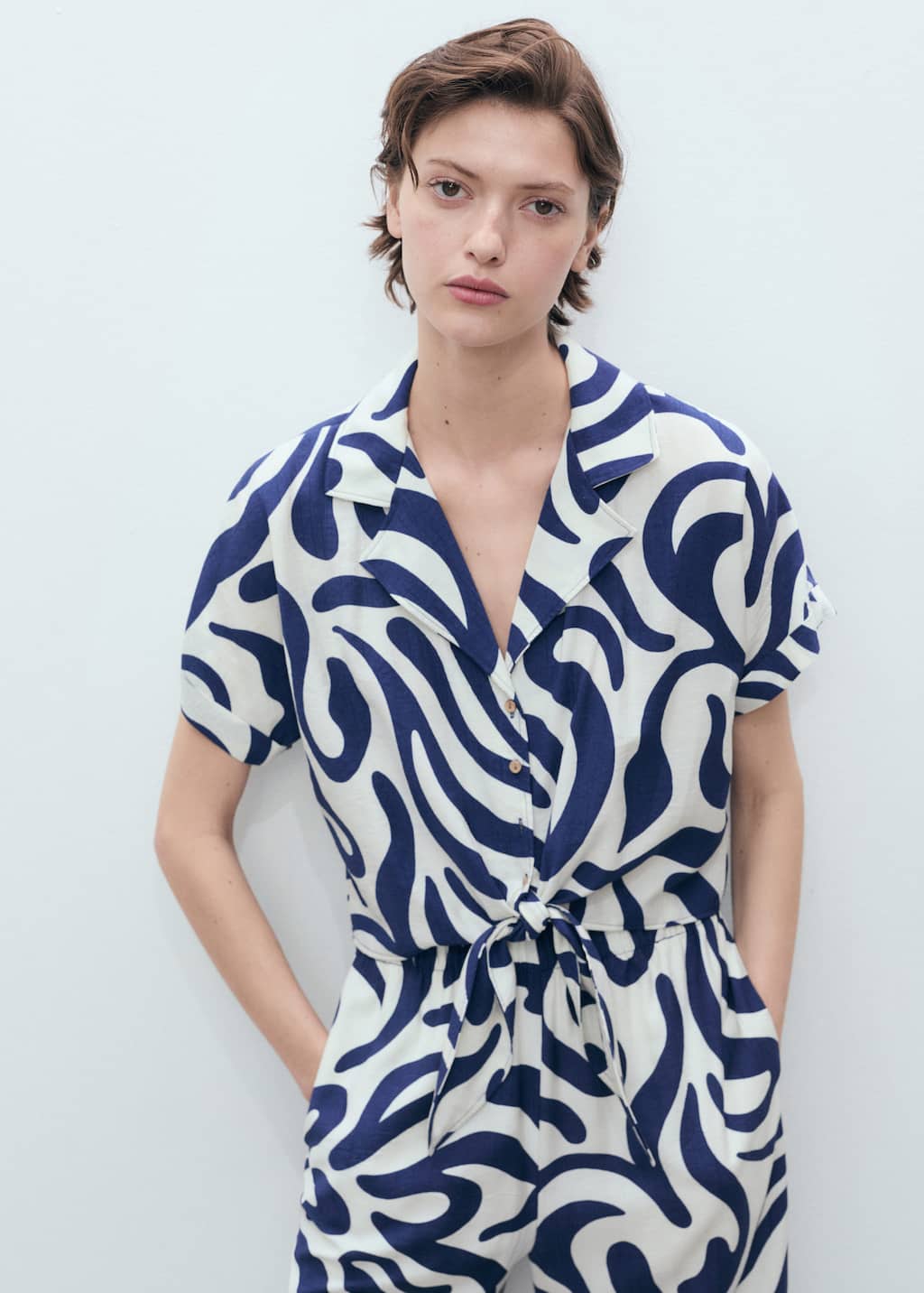 MANGO LIFE 87048646-02 MANGO WOMEN SHIRT SHORT SLEEVE