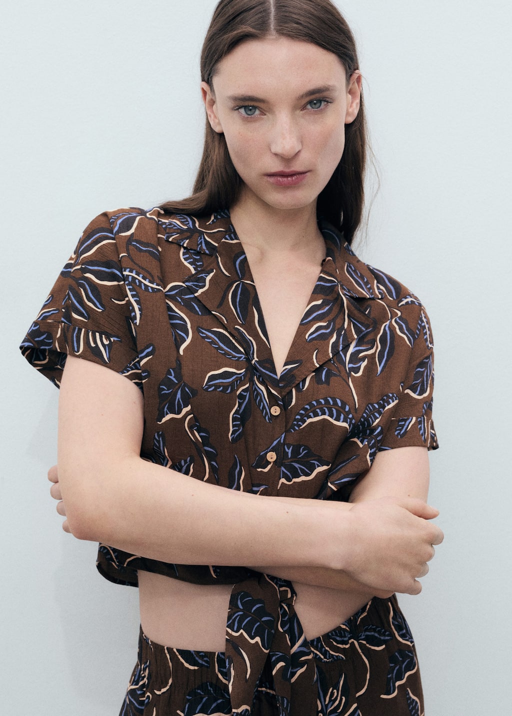 MANGO LIFE 87048646-30 MANGO WOMEN SHIRT SHORT SLEEVE