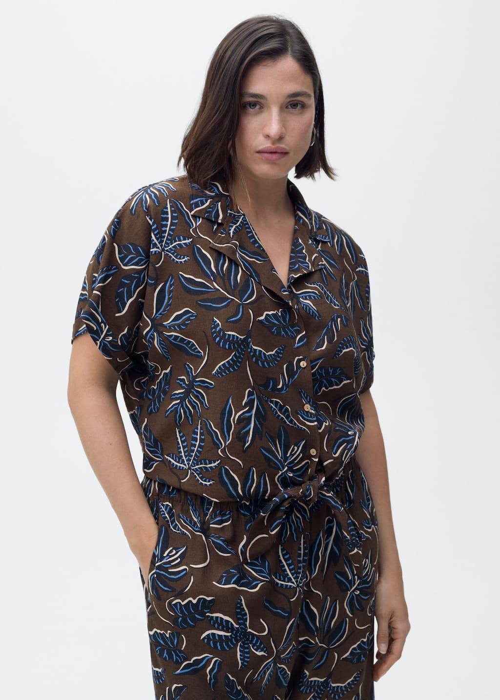 MANGO LIFE 87048646-30 MANGO WOMEN SHIRT SHORT SLEEVE