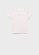 MANGO MNGFI2 87049064-02 MANGO KIDS GIRL T-SHIRT SHORT SLEEVE-1