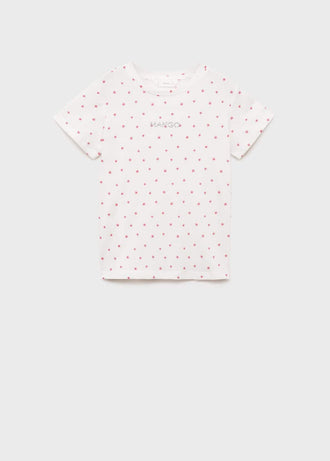 MANGO MNGFI2 87049064-02 MANGO KIDS GIRL T-SHIRT SHORT SLEEVE