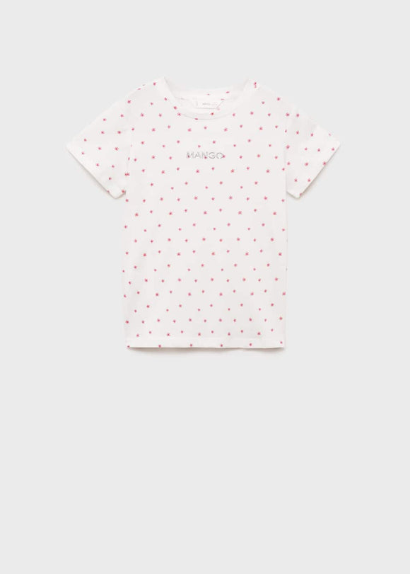 MANGO MNGFI2 87049064-02 MANGO KIDS GIRL T-SHIRT SHORT SLEEVE
