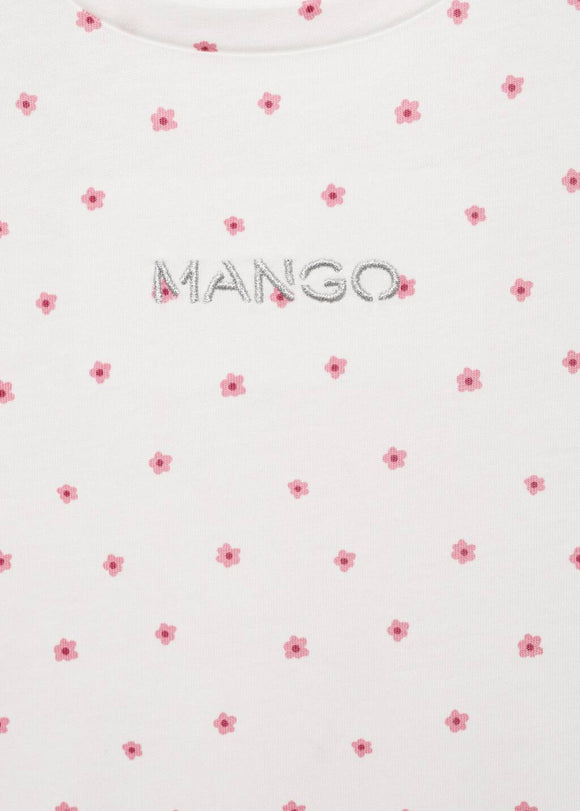 MANGO MNGFI2 87049064-02 MANGO KIDS GIRL T-SHIRT SHORT SLEEVE