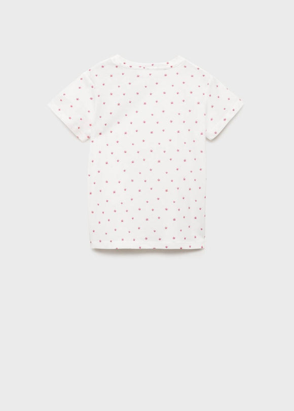 MANGO MNGFI2 87049064-02 MANGO KIDS GIRL T-SHIRT SHORT SLEEVE