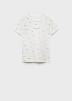 MANGO MNGFI2 87049064-56 MANGO KIDS GIRL T-SHIRT SHORT SLEEVE