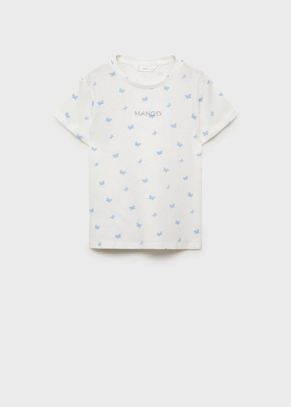 MANGO MNGFI2 87049064-56 MANGO KIDS GIRL T-SHIRT SHORT SLEEVE