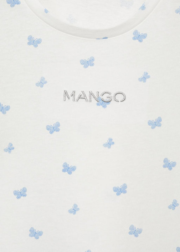 MANGO MNGFI2 87049064-56 MANGO KIDS GIRL T-SHIRT SHORT SLEEVE