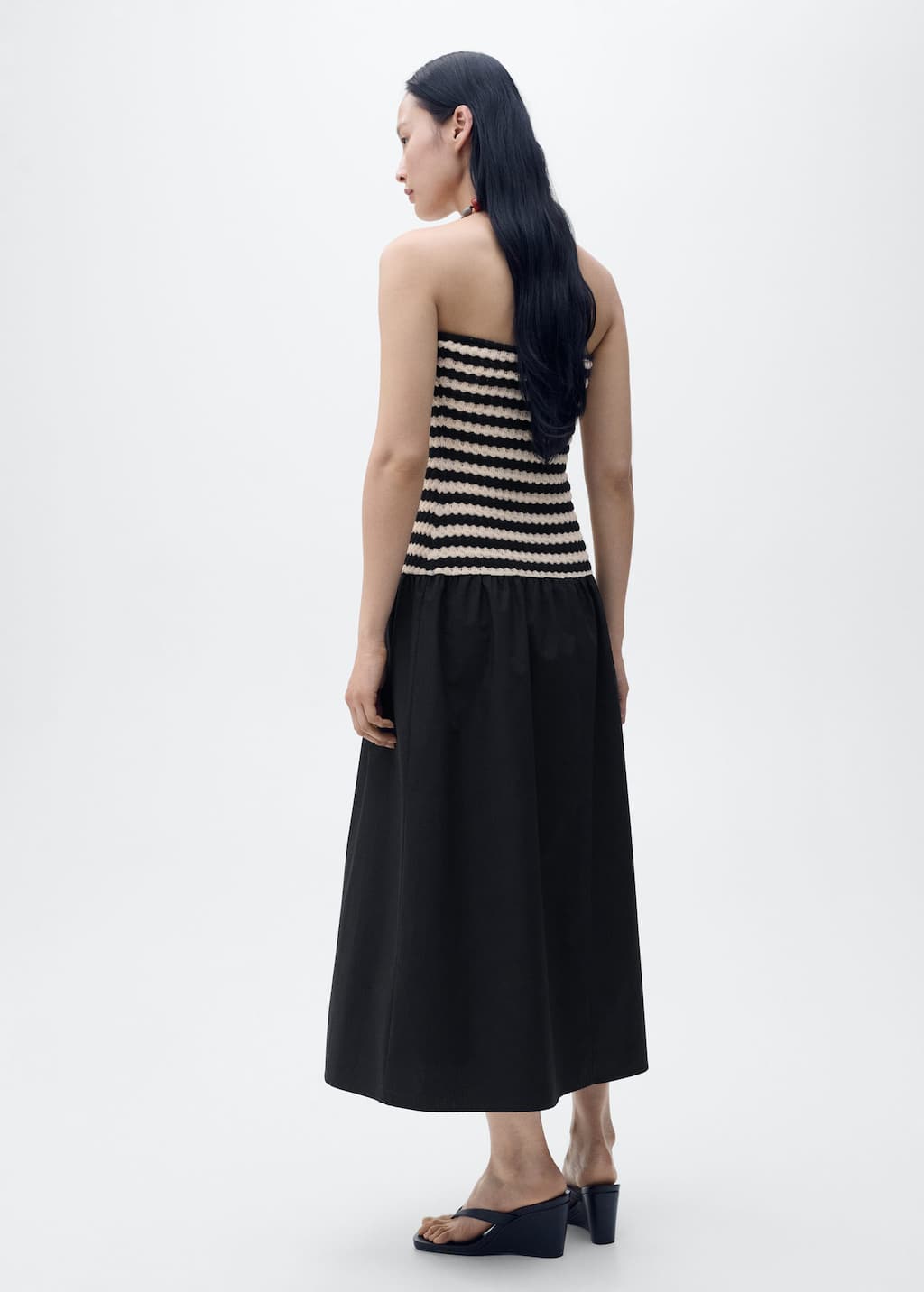 MANGO NATI 87049216-99 MANGO WOMEN DRESS FULL LENGTH