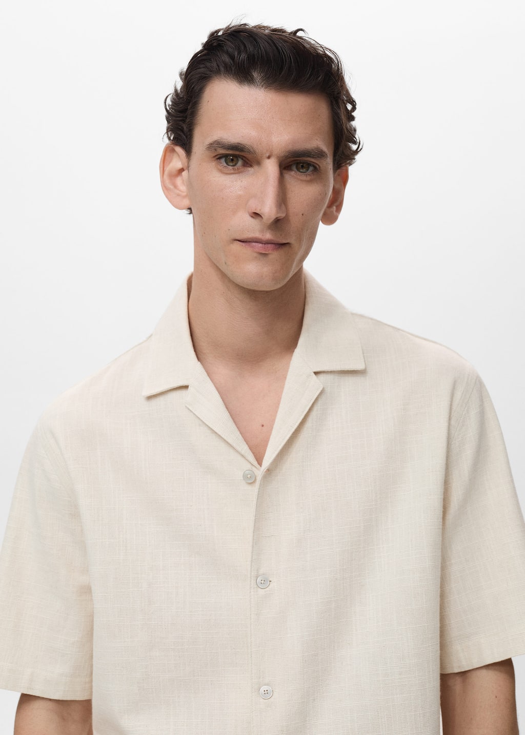 MANGO GOZO 87049217-04 MANGO MAN SHIRT SHORT SLEEVE