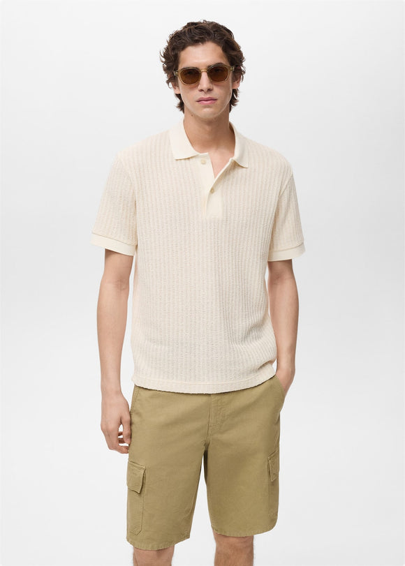 MANGO OPENP 87049218-04 MANGO MAN POLO SHIRT