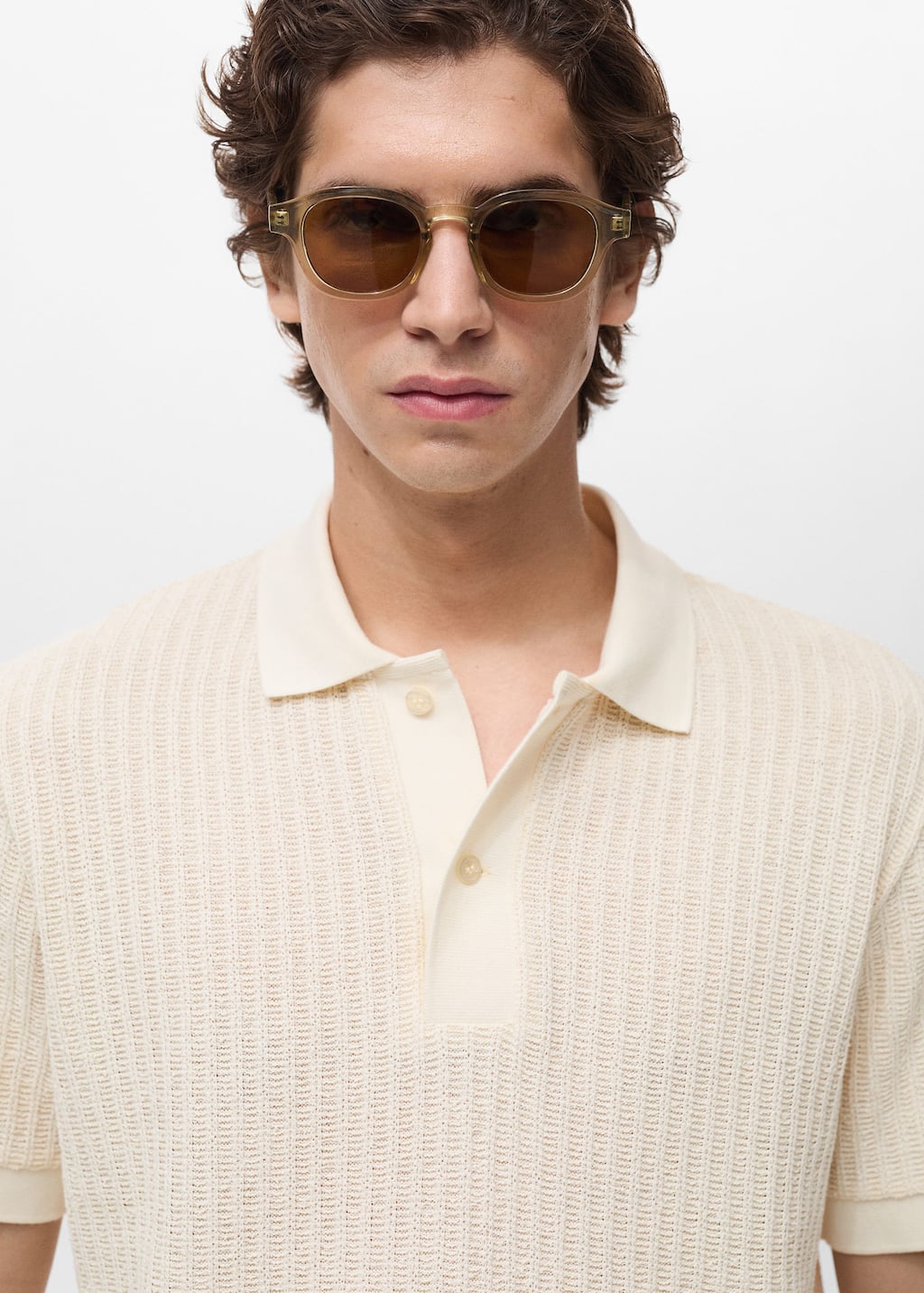 MANGO OPENP 87049218-04 MANGO MAN POLO SHIRT