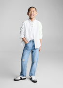 MANGO OXFORD 87050431-01 MANGO KIDS BOY SHIRT SHORT SLEEVE-2