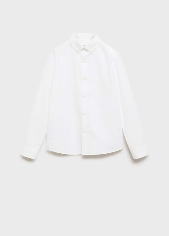MANGO OXFORD 87050431-01 MANGO KIDS BOY SHIRT SHORT SLEEVE