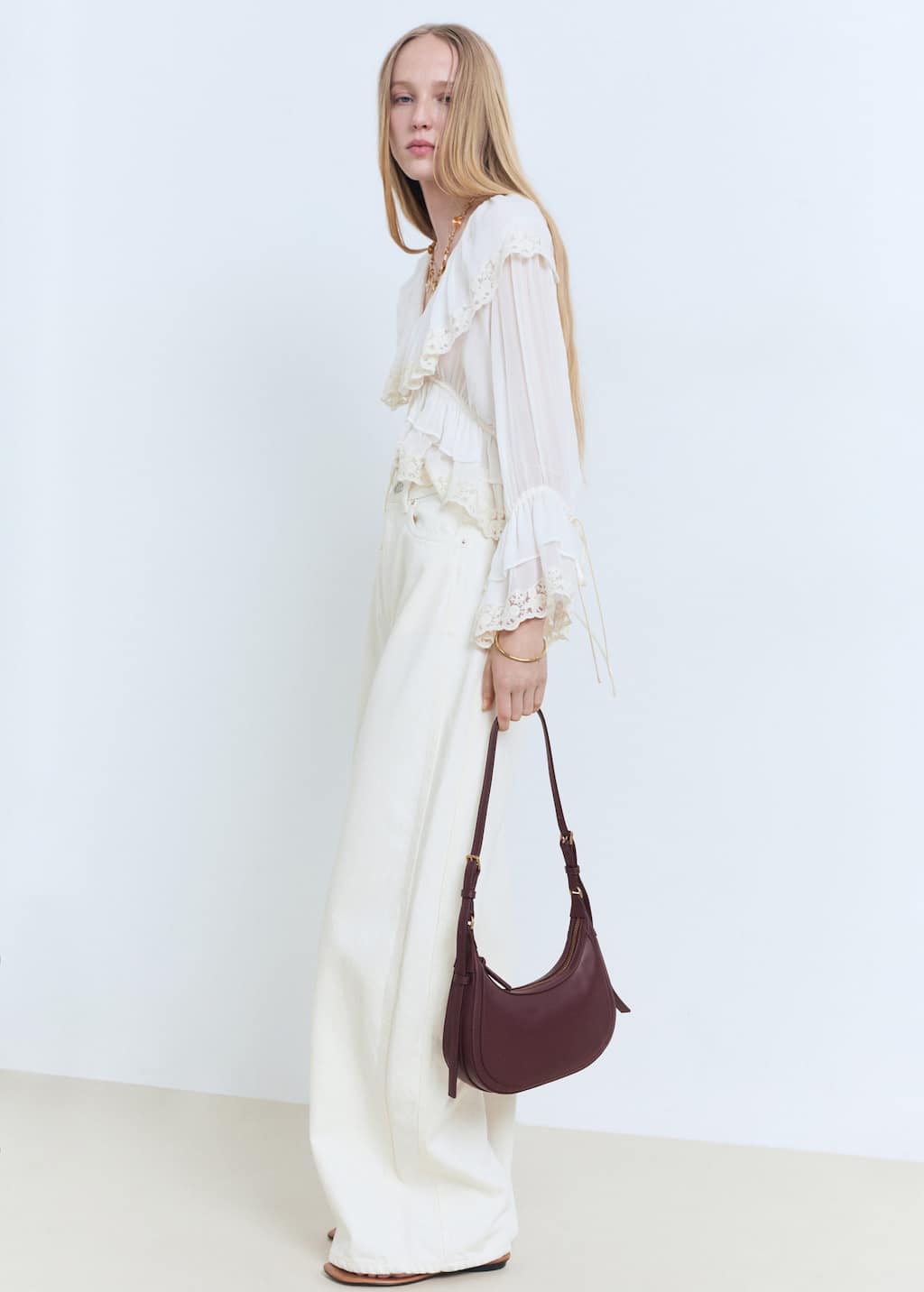 MANGO LAKE 87050444-78 MANGO WOMEN SHOULDER BAG
