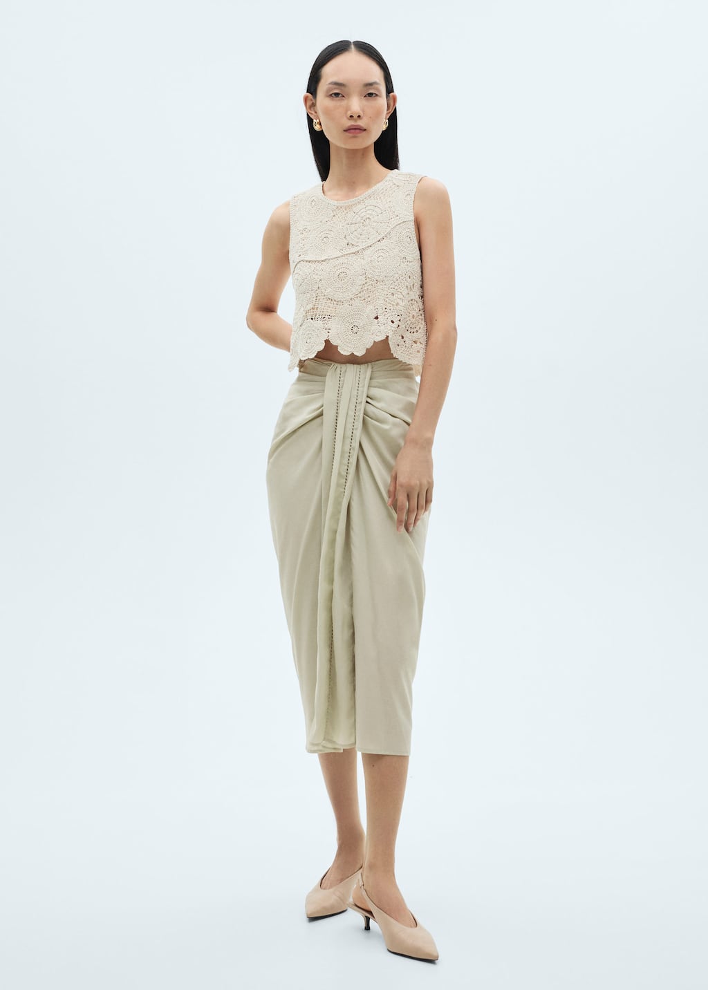 MANGO DAINA-H 87050596-45 MANGO WOMEN SKIRT