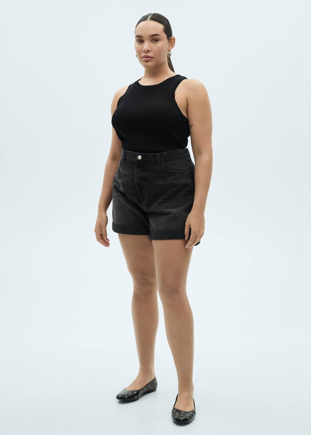 MANGO MOM80 87050602-TN MANGO WOMEN SHORT