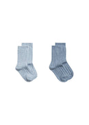 MANGO BLUE 87052542-52 MANGO KIDS NEW BORN BABY SOCK-4