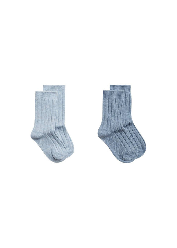 MANGO BLUE 87052542-52 MANGO KIDS NEW BORN BABY SOCK