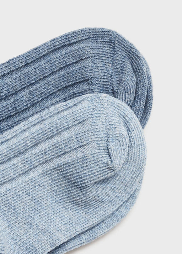 MANGO BLUE 87052542-52 MANGO KIDS NEW BORN BABY SOCK