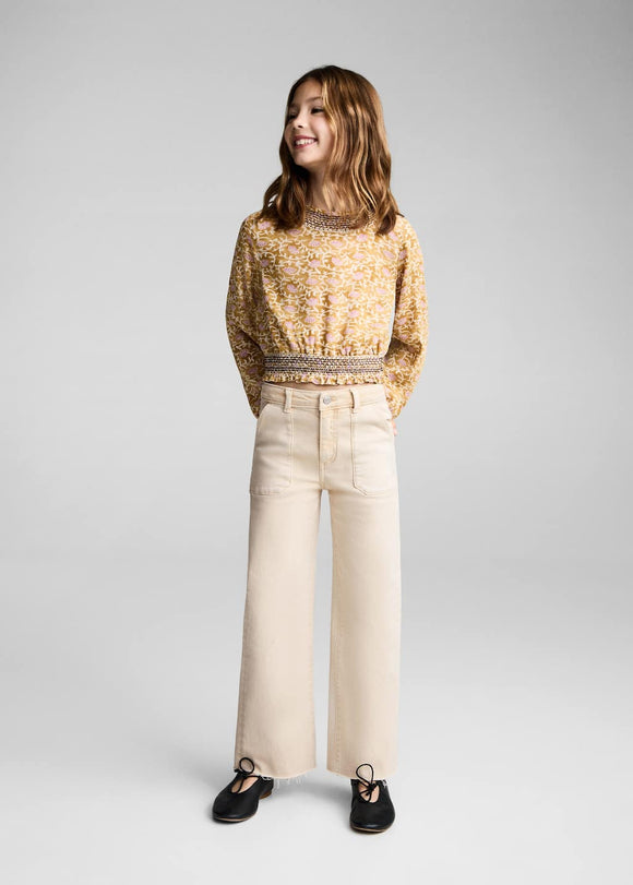 MANGO UTILITY 87053270-05 MANGO KIDS GIRL JEANS