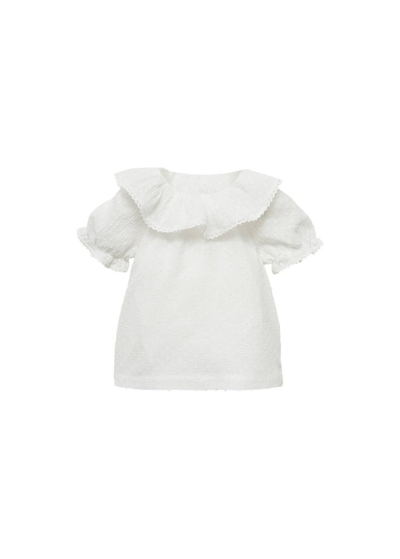 MANGO VIOLET 87054408-02 MANGO KIDS NEW BORN BABY BLOUSE