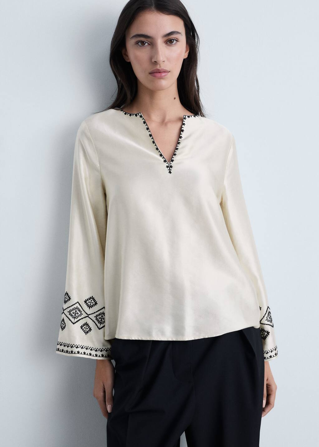 MANGO ZIAD-A 87054779-05 MANGO WOMEN BLOUSE