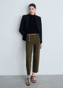 MANGO BOTONES 87054801-37 MANGO WOMEN TROUSER-2