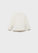 MANGO WAFFLE 87054805-02 MANGO KIDS NEW BORN BABY T-SHIRT SHORT SLEEVE-3