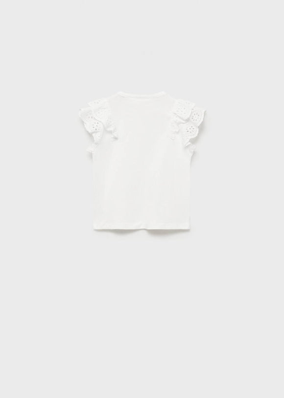 MANGO DOBLE 87055958-02 MANGO KIDS BABY GIRL T-SHIRT SHORT SLEEVE