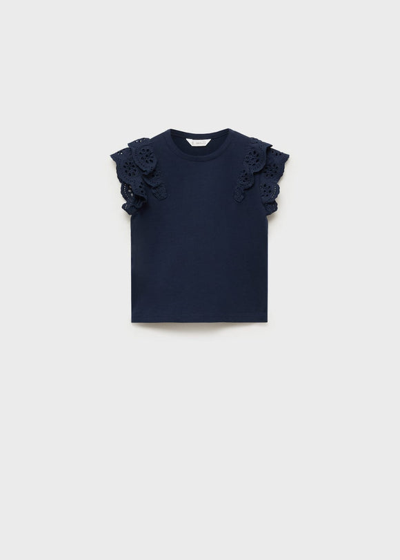 MANGO DOBLE 87055958-56 MANGO KIDS BABY GIRL T-SHIRT SHORT SLEEVE