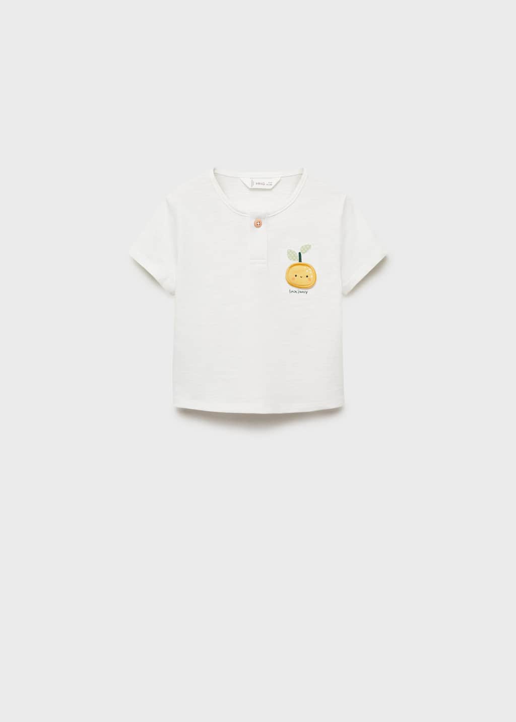 MANGO FRESH 87055971-02 MANGO KIDS NEW BORN BABY T-SHIRT SHORT SLEEVE