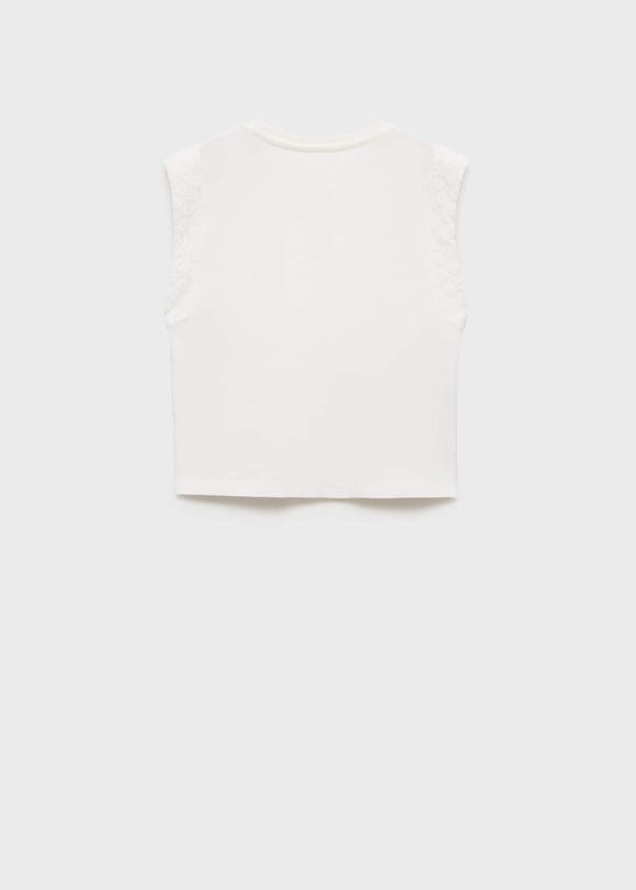 MANGO HOMBRI 87055985-02 MANGO KIDS GIRL T-SHIRT SHORT SLEEVE