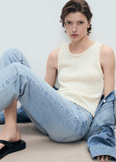 MANGO BLANCA 87056369-TM MANGO WOMEN DENIM JEANS-5