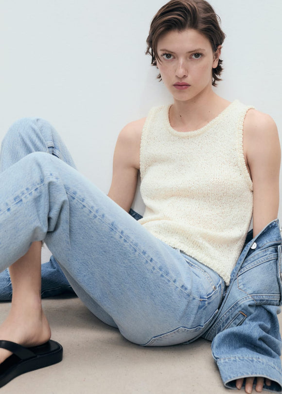 MANGO BLANCA 87056369-TM MANGO WOMEN DENIM JEANS