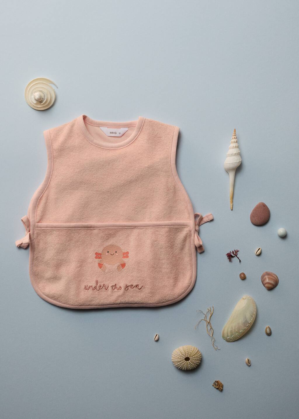 MANGO SEA 87056718-81 MANGO KIDS NEW BORN BABY BIB