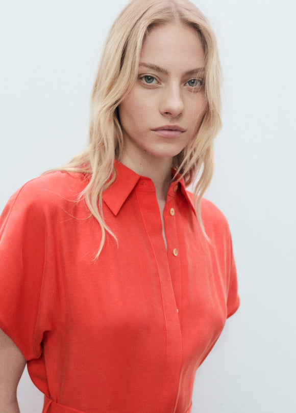 MANGO MACARELA 87057173-70 MANGO WOMEN DRESS FULL LENGTH