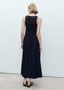 MANGO VALVI 87057187-56 MANGO WOMEN DRESS FULL LENGTH-6