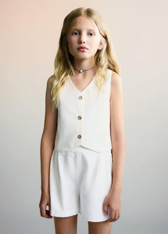 MANGO CHARLES 87057694-01 MANGO KIDS GIRL SHORT