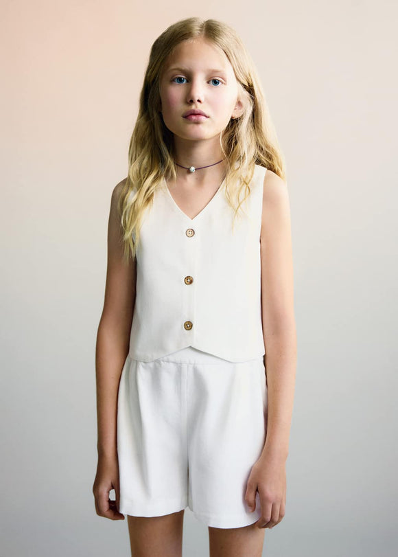 MANGO CHARLES 87057694-01 MANGO KIDS GIRL SHORT