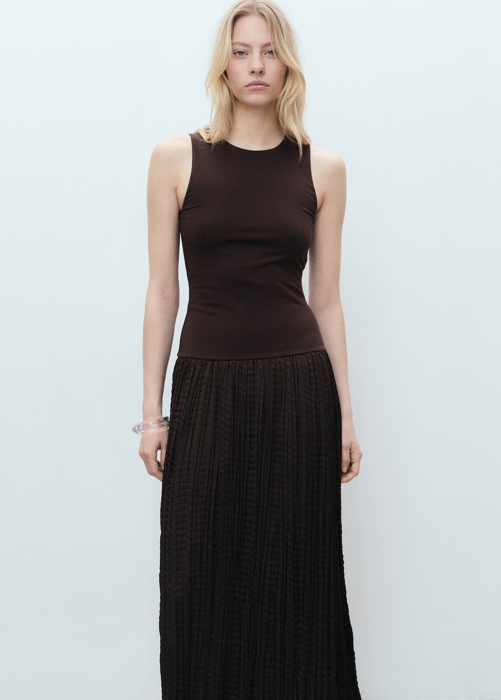 MANGO PARROT 87059211-30 MANGO WOMEN DRESS FULL LENGTH