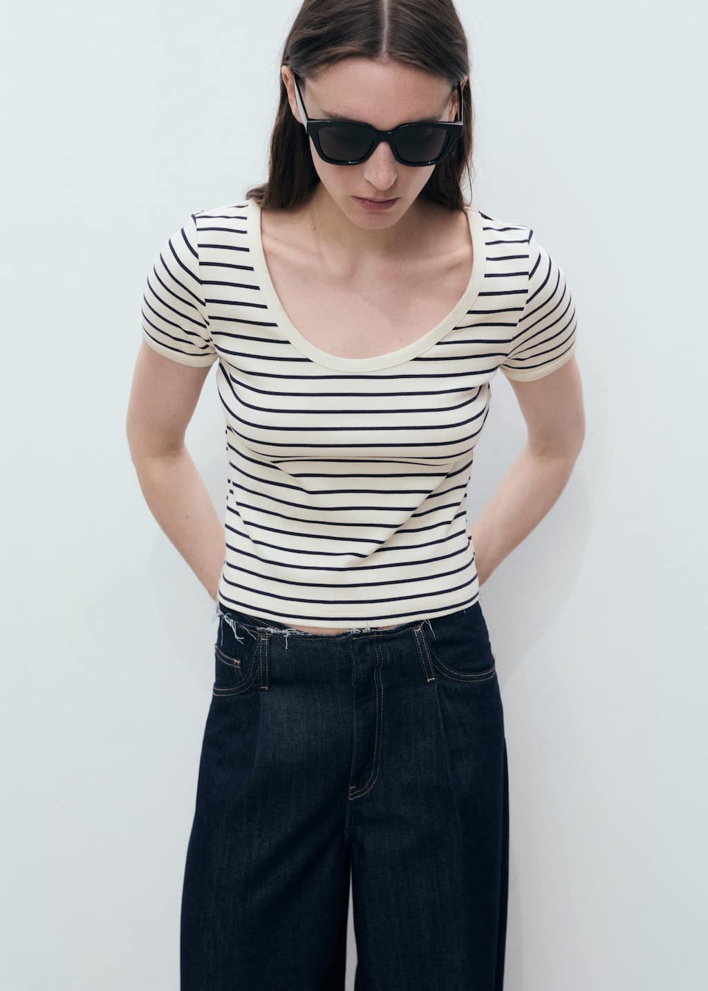 MANGO OLIM 87059212-02 MANGO WOMEN T-SHIRT SHORT SLEEVE