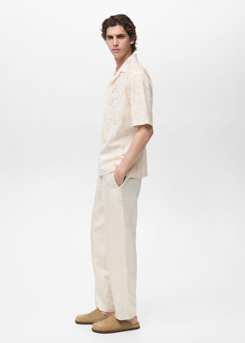 MANGO ESVEDRA1 87059215-01 MANGO MAN SHIRT SHORT SLEEVE